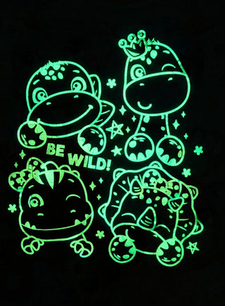 Glow Jungle Dinos Boys Cotton Night Suit