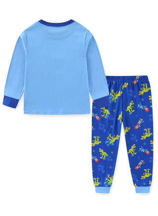 Glow T Rex Rock Star Boys Pajama Set