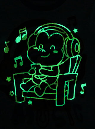 Glow Music Monkey Boys Cotton Nightwear Set