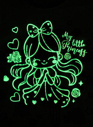 Glow Little Princess Girls Cotton Pajama Night Set
