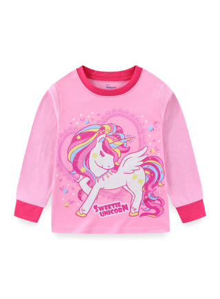 Glow Sweet Unicorn Girls Cotton Pajama Night Set
