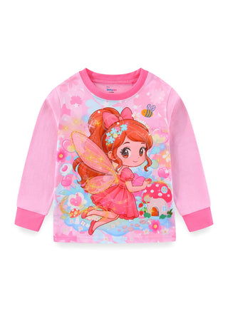 Glow Fairy Magic Girls Cotton Pajama Night Set
