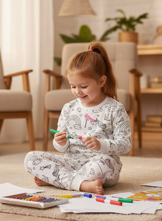 Creative Color Your Own Pajamas for Girls