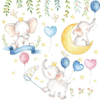 Baby Elephant Wall Sticker For Baby and Kids Room