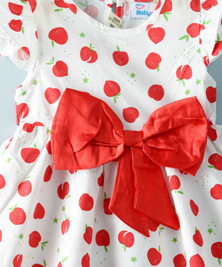 Babyqlo Fruity Bow Dress - Red