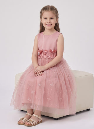 Butterfly Embellished Ball Gown Party Dresses
