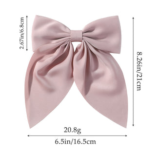 Classic satin hair bows 1 piece