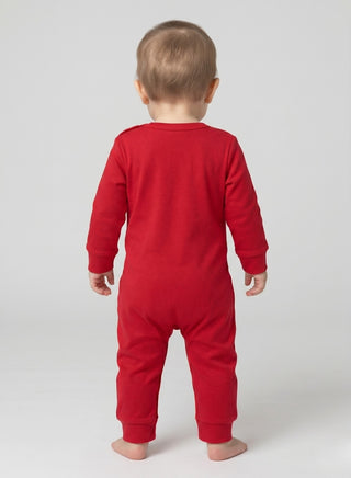 Baby Red I Woke Up Awesome Romper