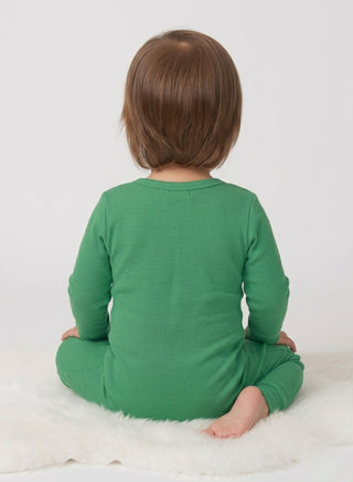 Baby Green Dinosaur Roarrr Full Sleeve Romper