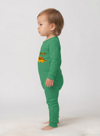 Baby Green Dinosaur Roarrr Full Sleeve Romper