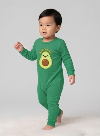 Baby Green Avo Cute Avocado Romper