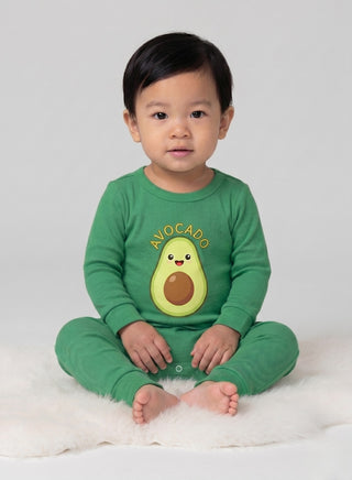 Baby Green Avo Cute Avocado Romper