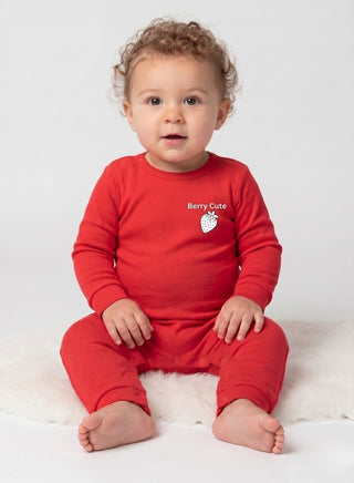 Baby Red Berry Cute Strawberry Romper