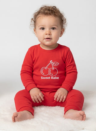 Baby Red Sweet Babe Cherry Romper