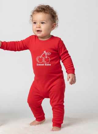 Baby Red Sweet Babe Cherry Romper