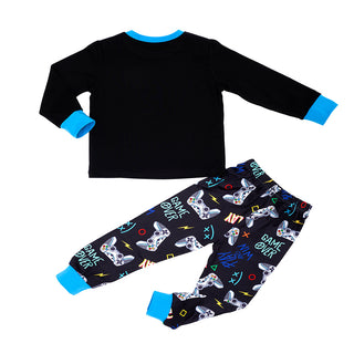 Gamer Glow-in-the-Dark Cotton Pajama Set for Boys