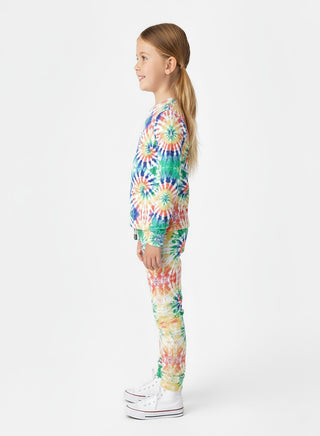 Vibrant Tie-Dye Ensemble 2 piece Set for Girls