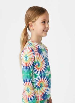Vibrant Tie-Dye Ensemble 2 piece Set for Girls