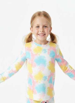 Pastel Dream Tie-Dye 2 piece Set for Girls
