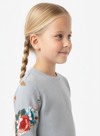 Floral Charm Loungewear 2 piece Set for Girls