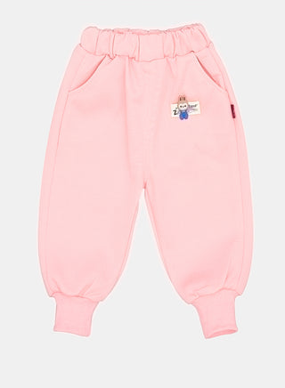 Pink Lovely Day Bunny Tracksuit Set