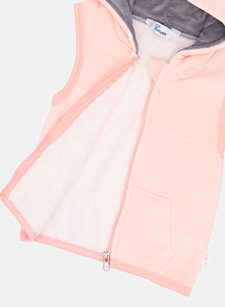 Winter Reindeer Tracksuit With Hooded Vest