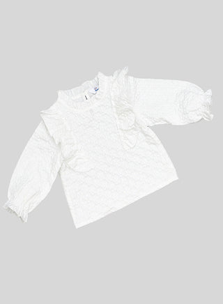 White Ruffle Top With Hot Pink Bow Shorts