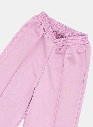 Lilac Ribbed Winter Co-ord Set For Girls