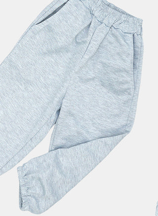 Blue And Grey Math Sweatshirt Jogger Set