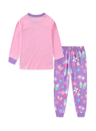 Pink Fairy Princess Glow in the Dark Pajama Set for Girls