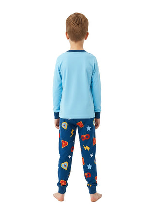 Superhero Adventure Boys Glow in the Dark Pajama Set