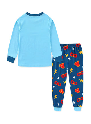 Superhero Adventure Boys Glow in the Dark Pajama Set
