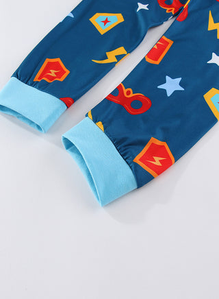 Superhero Adventure Boys Glow in the Dark Pajama Set