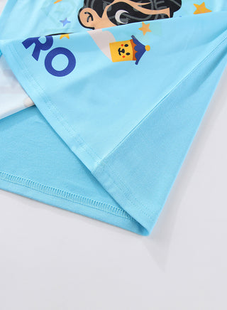 Superhero Adventure Boys Glow in the Dark Pajama Set