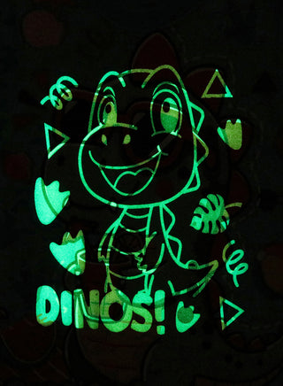 Beach Fun Dinosaur Boys Glow in the dark Pajama Set