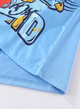 Skateboard Boys Glow in the dark Pajama Set