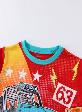 Monster Truck Boys Glow in the Dark Pajama Set