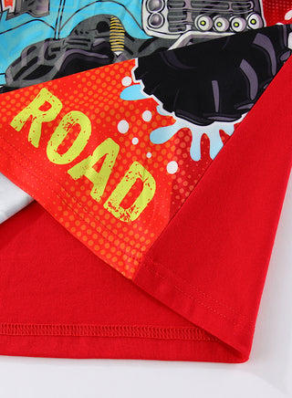 Monster Truck Boys Glow in the Dark Pajama Set