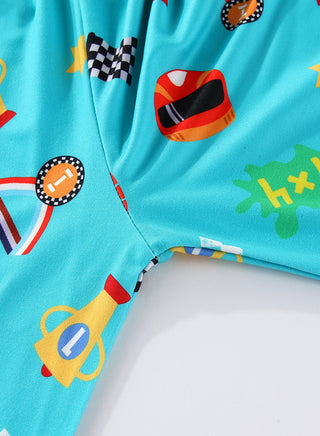 Monster Truck Boys Glow in the Dark Pajama Set