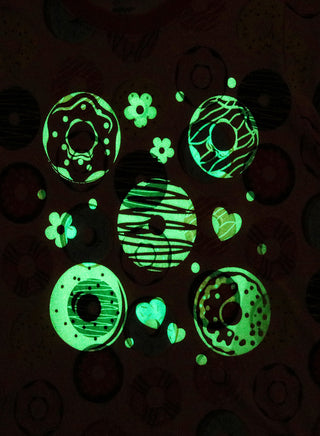 Pink Donut Girls Glow in the dark Pajama Set