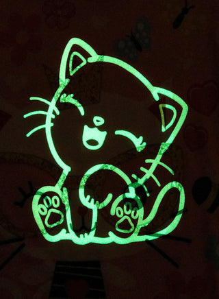 Cat Princess Girls Glow in the dark Pajama Set