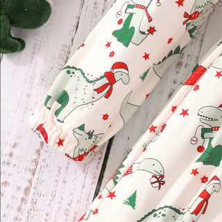 Gingerbread House Delight Festive Knee-Length Christmas Dress for Girls