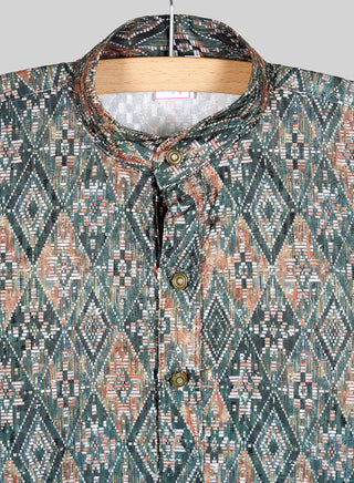 Boys Festive Geometric Printed Kurta Pajama Set