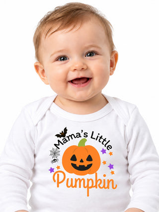 Mamas Little Pumpkin Halloween Romper
