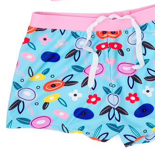 Three-piece Unicorn Rainbow Swimwear Set for Girls