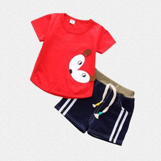 Assorted 2Pc summer Tee and Short Set for Kids