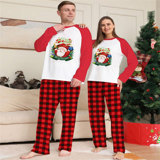 Cheerful Classics Festive Red & White Christmas Pajamas for Every Family Member
