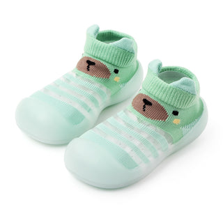 Babyqlo Soft-top Pool Shoes for Kids - Green