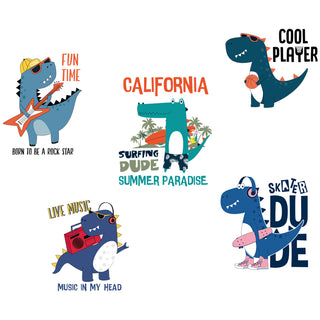 Cool Dude Dino Wall Sticker For Baby and Boys Room