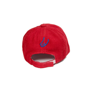 Babyqlo Elephant print cap for little Girls - Red